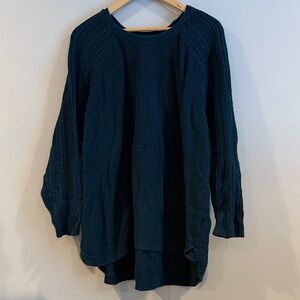 Sonoma | The Teal Ribbed Knit Sweater